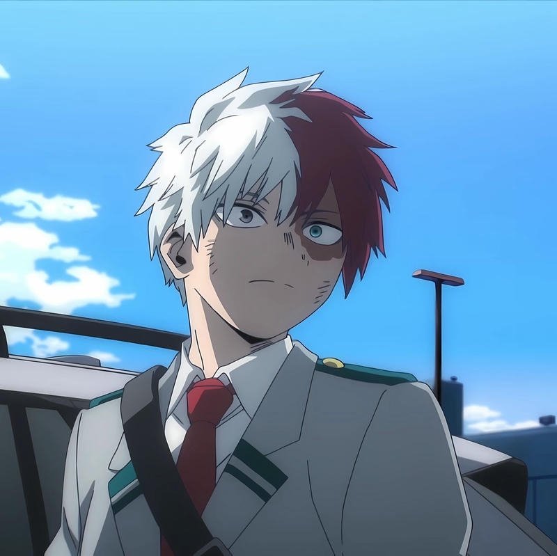Ảnh Shoto Todoroki phong cách anime nổi bật