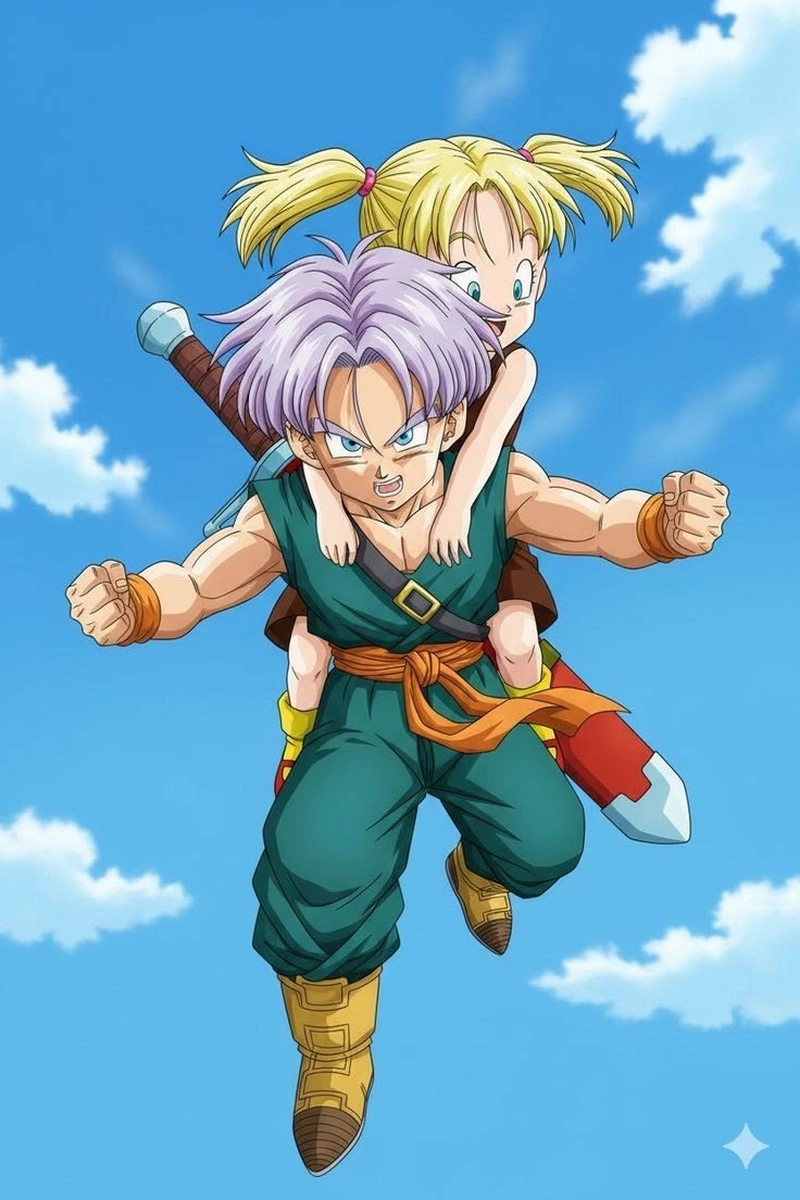 Ảnh Trunks phong cách cool ngầu làm hình nền đẹp