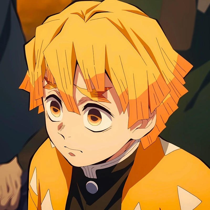Ảnh Zenitsu anime phong cách giải trí cuốn hút nhẹ