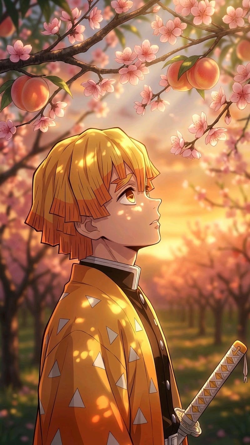 Ảnh Zenitsu anime với thần thái nhân vật rõ nét