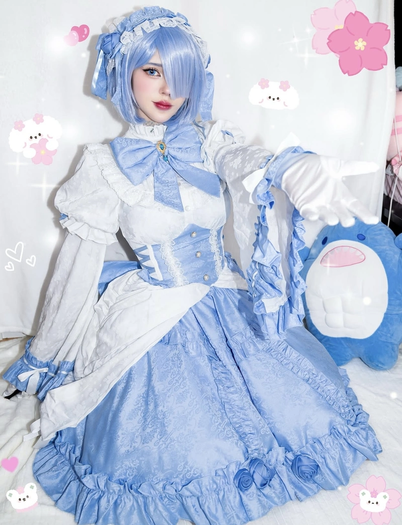 Ảnh cosplay Rem nổi bật chụp đẹp