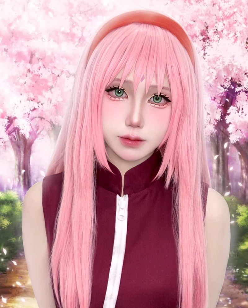 Ảnh cosplay Sakura Haruno gây ấn tượng với visual cuốn hút