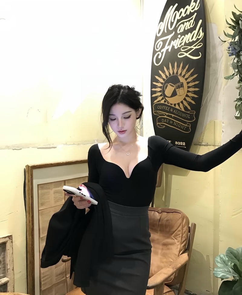 Ảnh gái xinh 9x với khuôn mặt sắc nét sang trọng