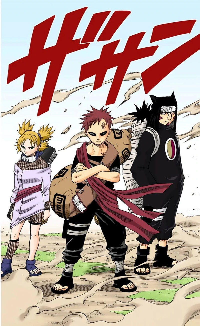 Ánh mắt lạnh của Gaara trong tranh Gaara đẹp