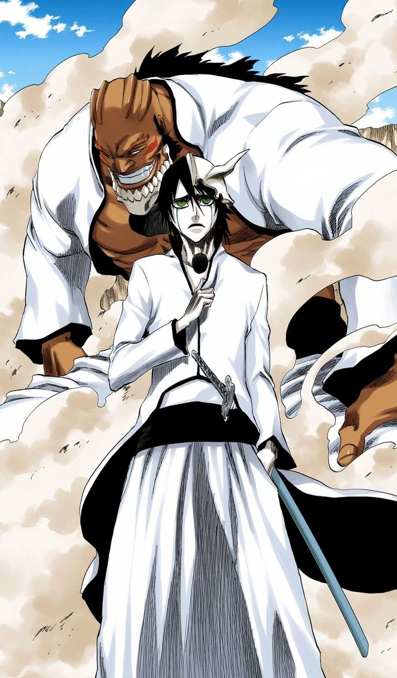 Ánh mắt sắc lạnh giữa không gian tối ảnh Ulquiorra Cifer