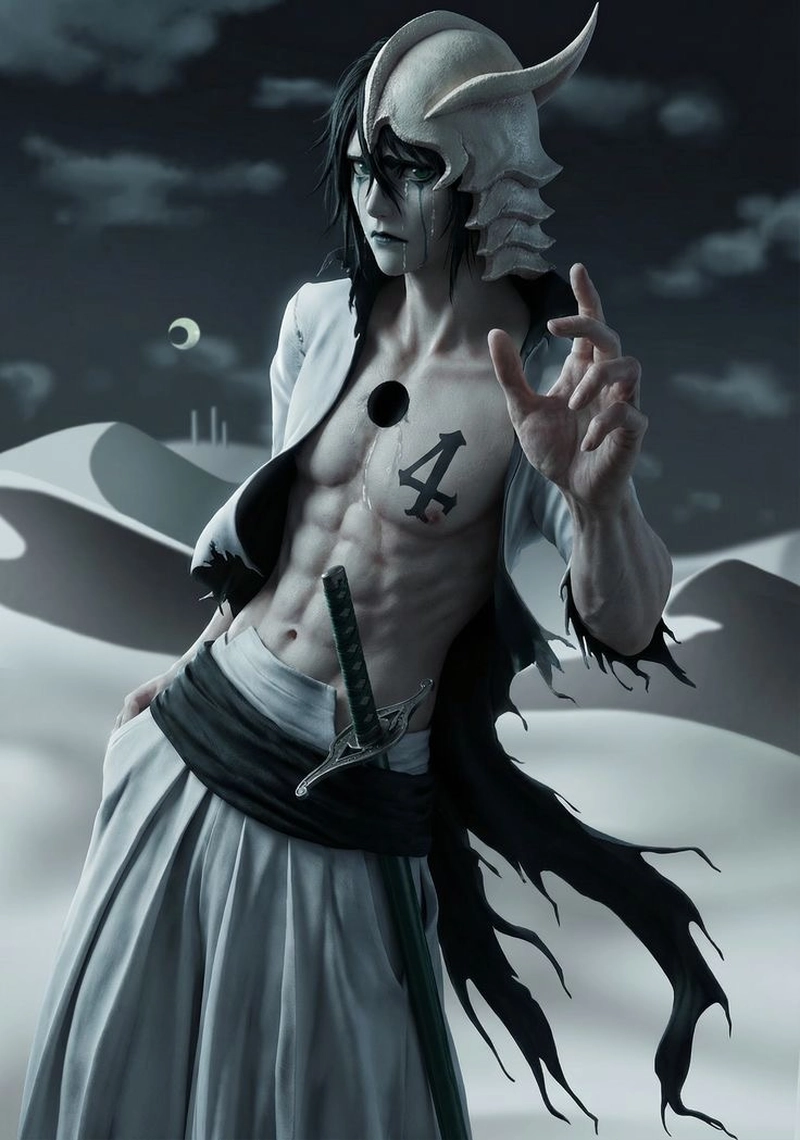 Ánh mắt xa xăm giữa màn đêm ảnh Ulquiorra Cifer
