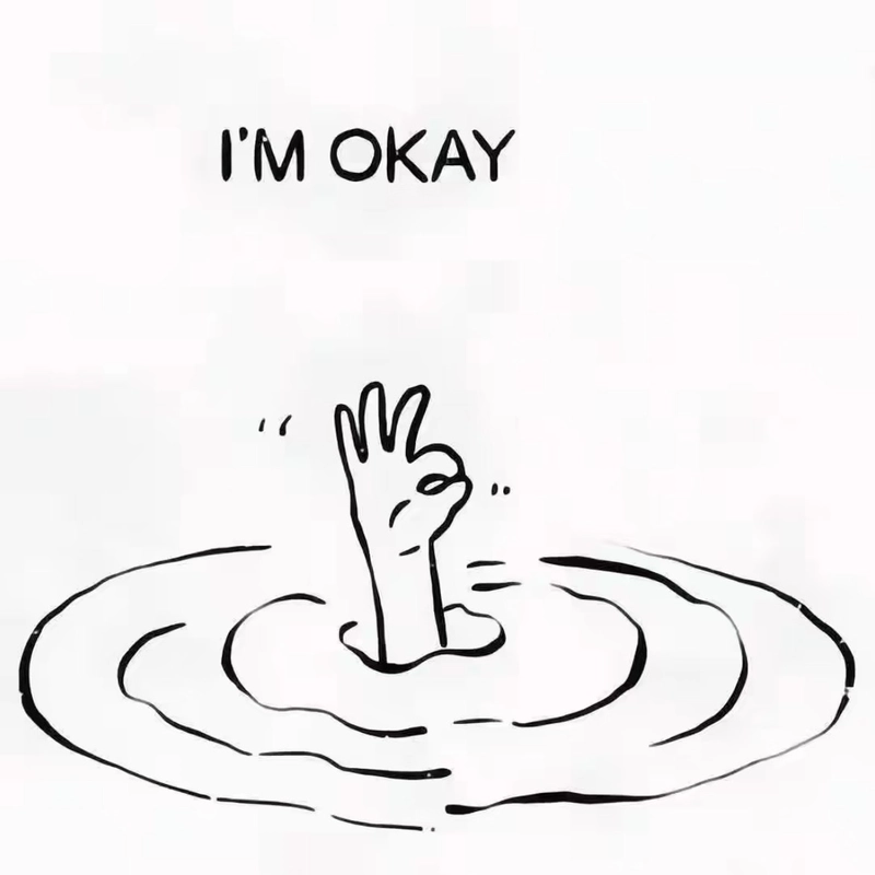 Ảnh meme OK cùng nét mặt thư thái giải trí