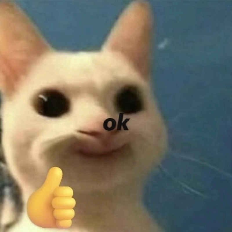 Ảnh meme OK mang phong cách vô tri giải trí