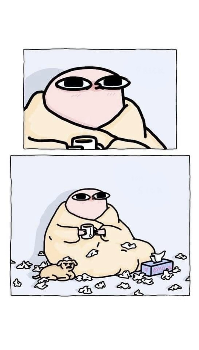 Ảnh meme thất vọng cùng vẻ mặt chẳng còn thiết tha