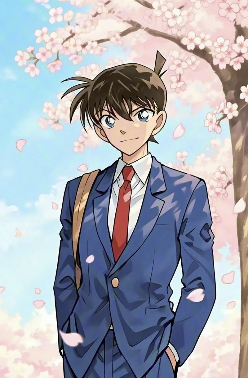 Ánh nhìn Kudo Shinichi anime toát lên sự tự tin mạnh