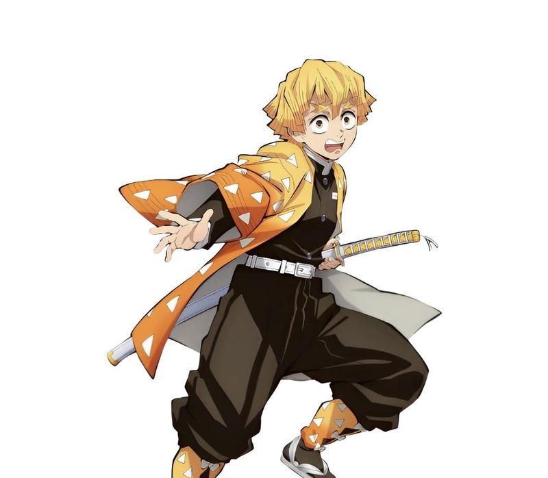 Ánh nhìn Zenitsu anime với thần thái đặc trưng riêng