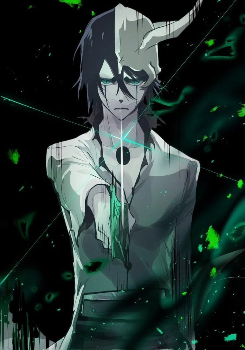 Ánh nhìn sâu thẳm mang nét buồn ảnh Ulquiorra Cifer