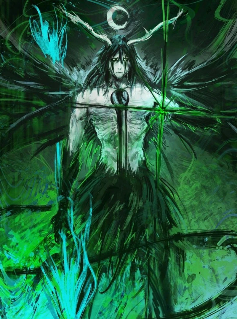 Ánh nhìn xa xăm thể hiện nội tâm Ulquiorra Cifer