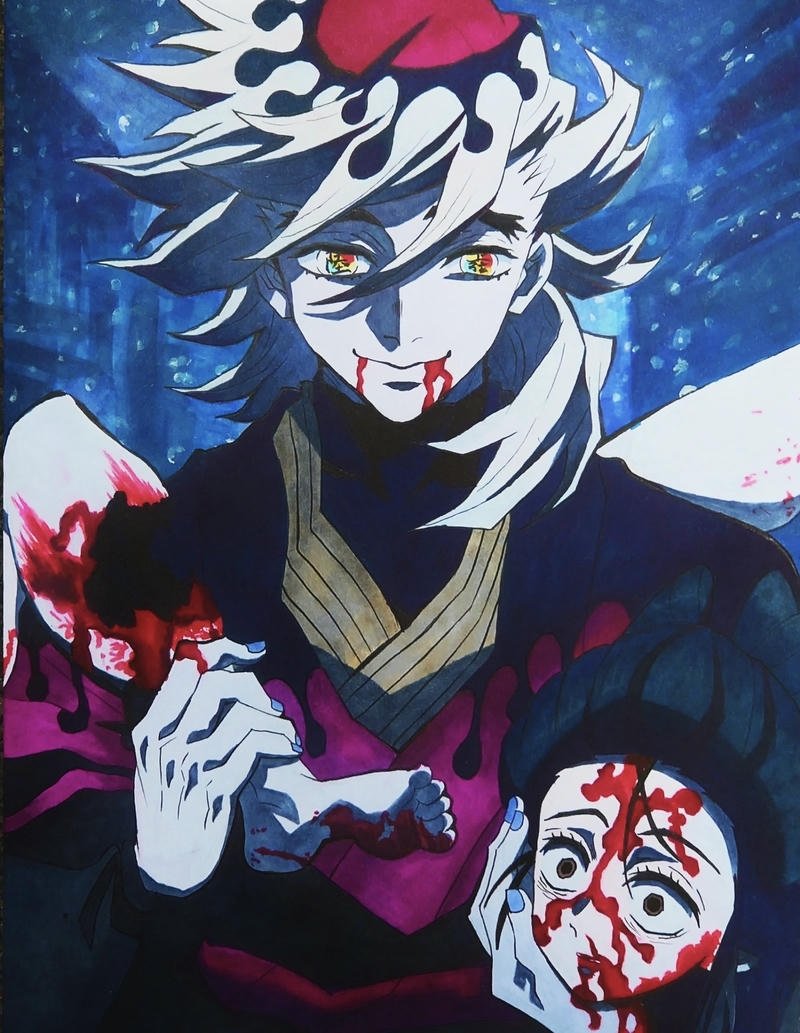 Anime Douma thể hiện phong cách nhân vật tàn nhẫn