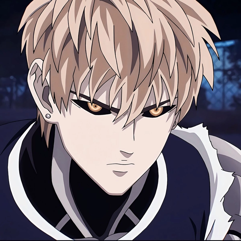 Anime Genos với vẻ ngoài mạnh mẽ nổi bật