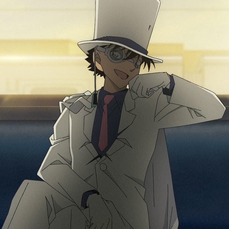 Anime Kuroba Kaito phong thái tự tin cuốn hút