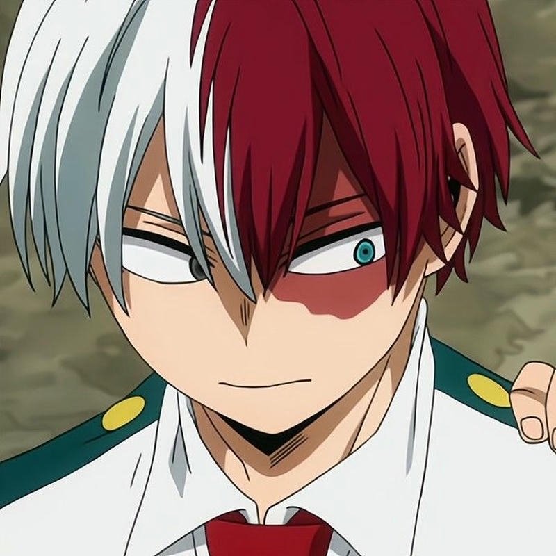 Anime Shoto Todoroki mạnh mẽ nổi bật tự nhiên
