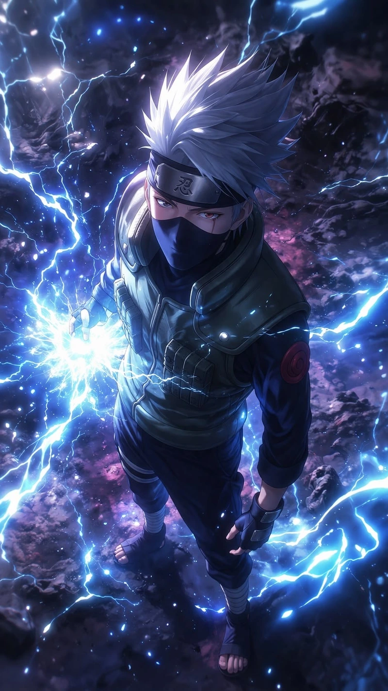 Bức ảnh Kakashi ngầu cùng đôi mắt đầy sức hút