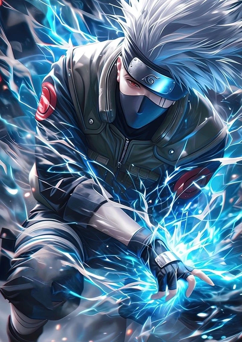 Bức ảnh Kakashi ngầu cùng khí chất ninja đặc trưng