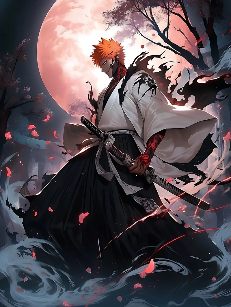 Bức ảnh Kurosaki Ichigo cùng ánh mắt đầy sức hút