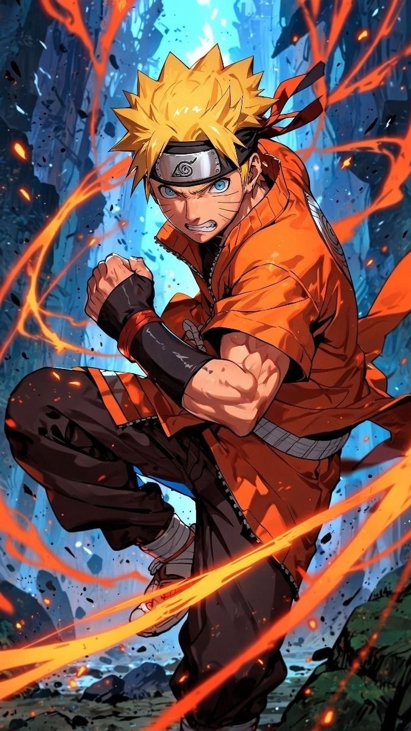 Bức ảnh Naruto ngầu cùng thần thái lạnh lùng cuốn hút