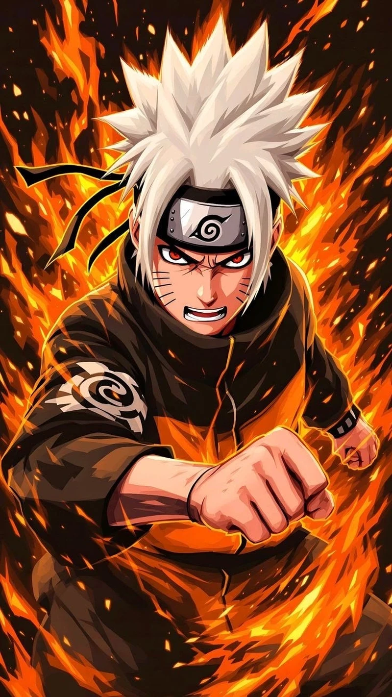 Bức ảnh Naruto ngầu với phong thái tự tin cuốn hút