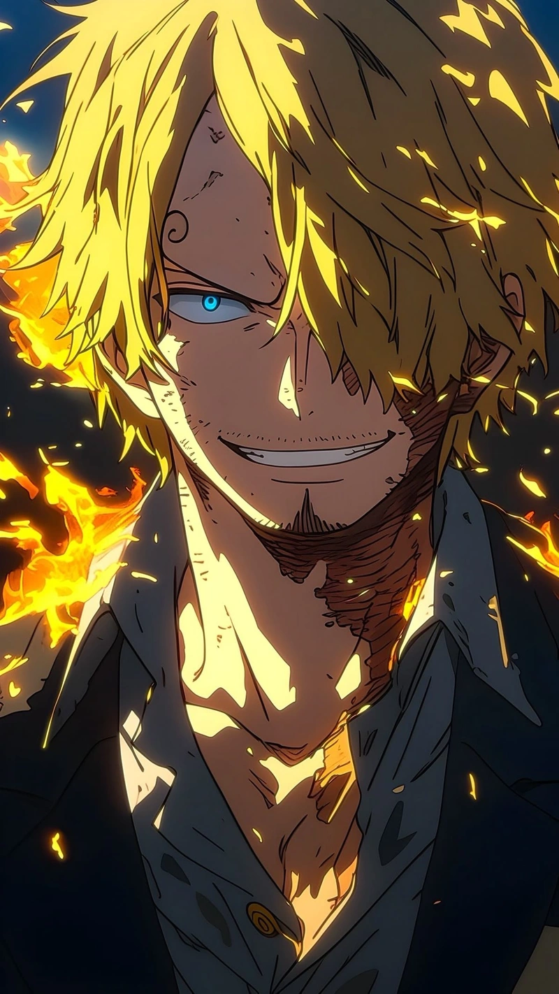 Bức ảnh Sanji cùng thần thái mạnh mẽ cuốn hút