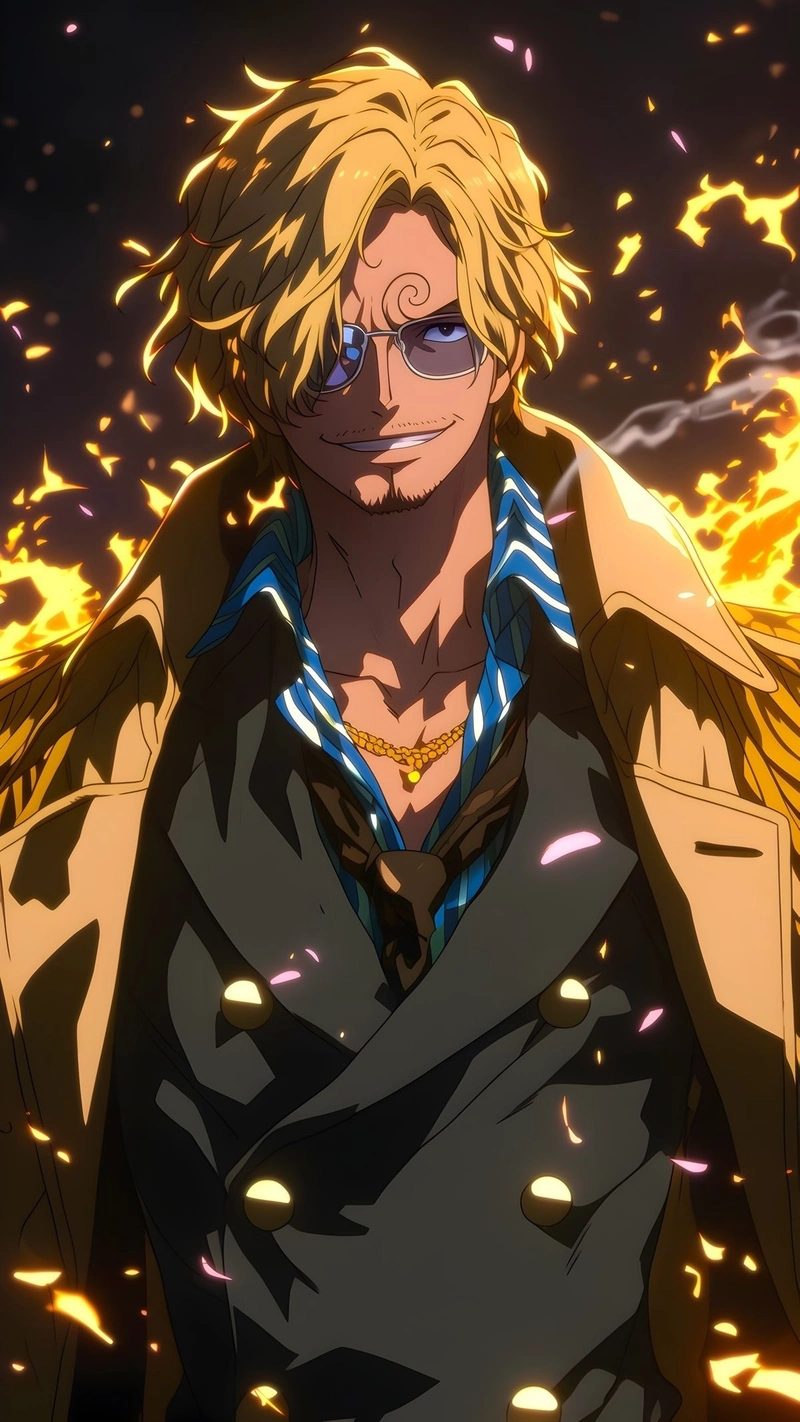 Bức ảnh Sanji mang phong cách lịch lãm nổi bật