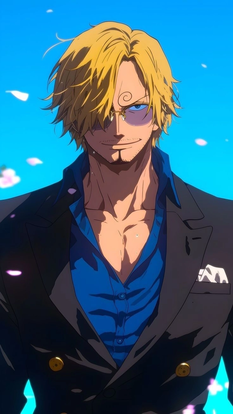 Bức ảnh Sanji trong tư thế đứng đầy khí chất