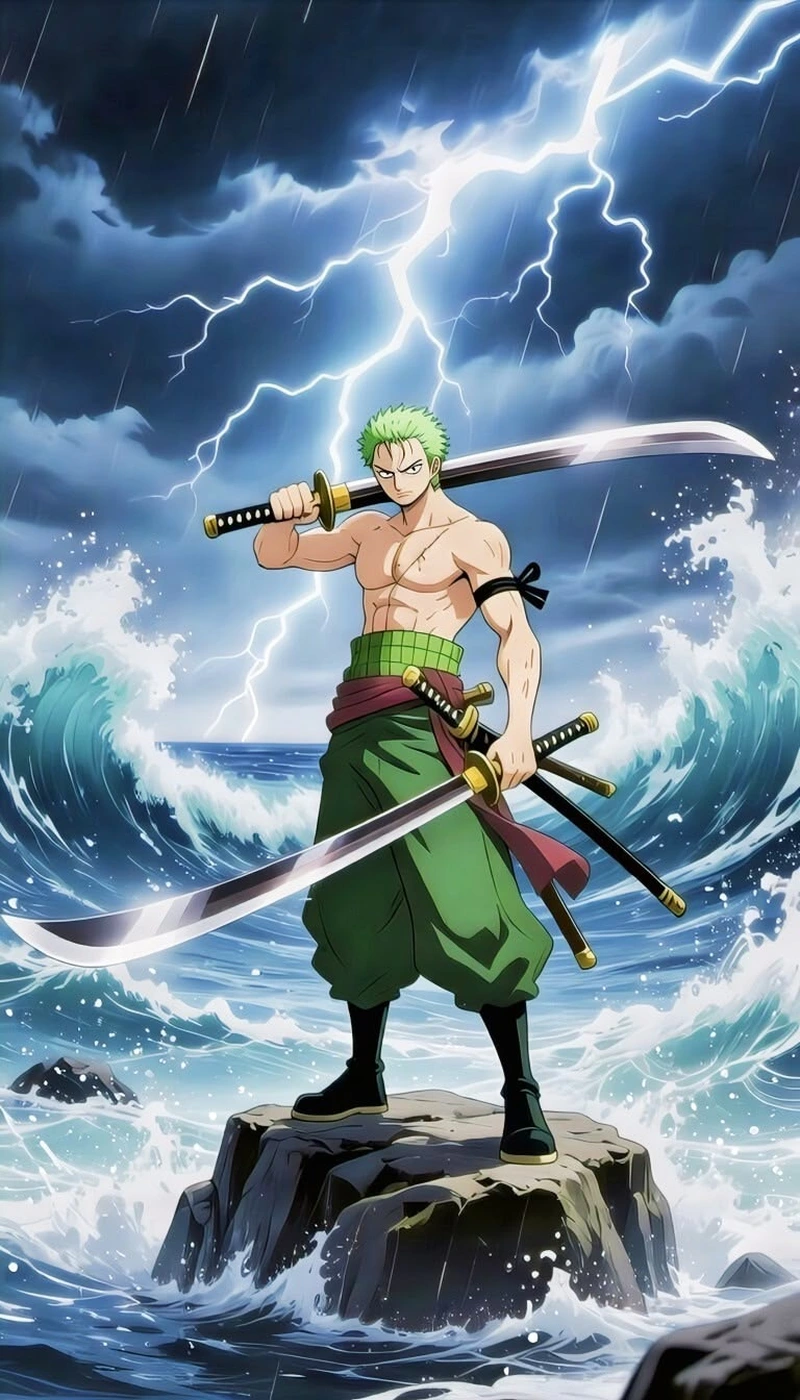 Bức ảnh Zoro cùng thần thái chiến binh cuốn hút