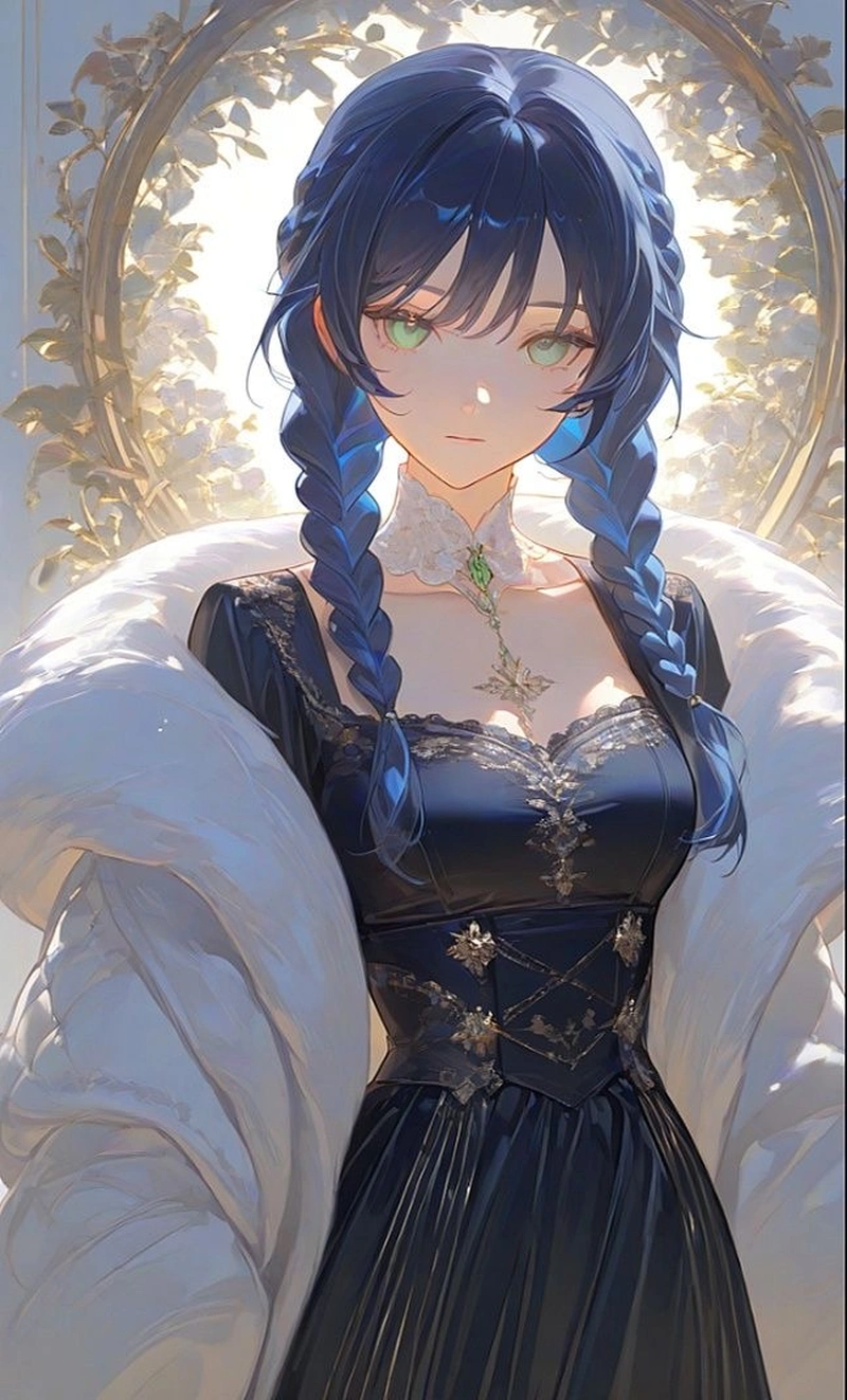 Bức ảnh anime nữ mang vẻ đẹp ngây thơ đáng yêu