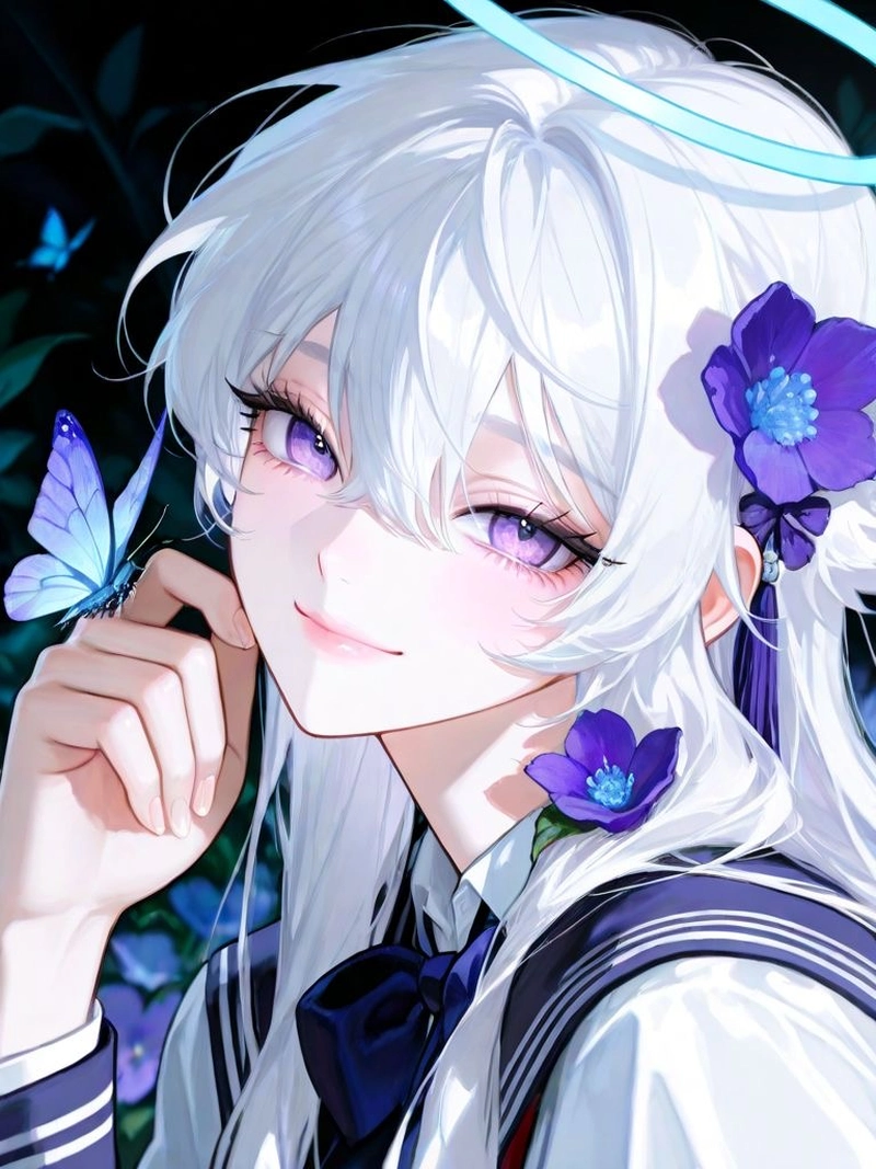 Bức ảnh anime nữ mang vẻ đẹp trong sáng tự nhiên