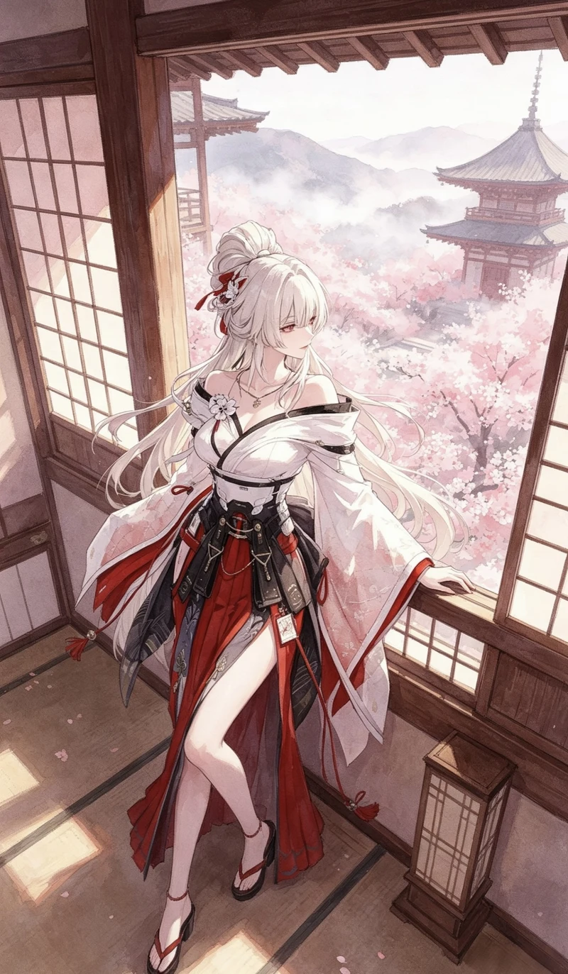 Bức ảnh anime nữ với phong cách dễ thương tự nhiên