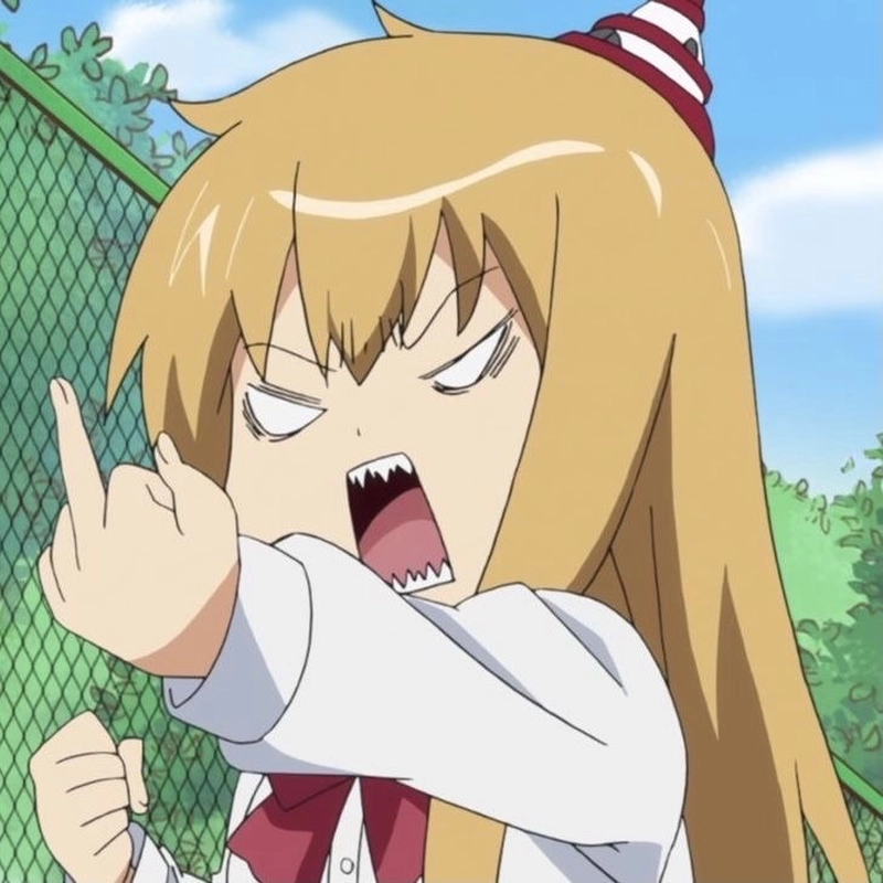Bức ảnh meme fuck you mang nét hài hước mỉa mai