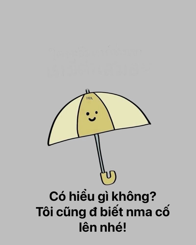Bức hình meme cố lên cùng câu chữ hài hước