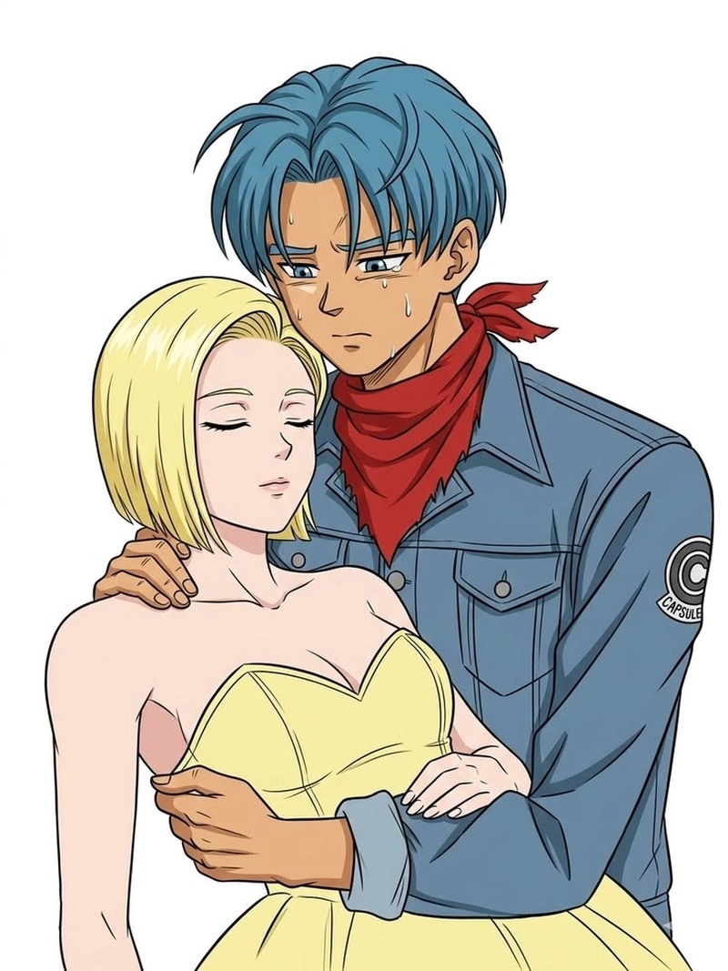 Chiến binh Dragon Ball với mái tóc tím là Trunks