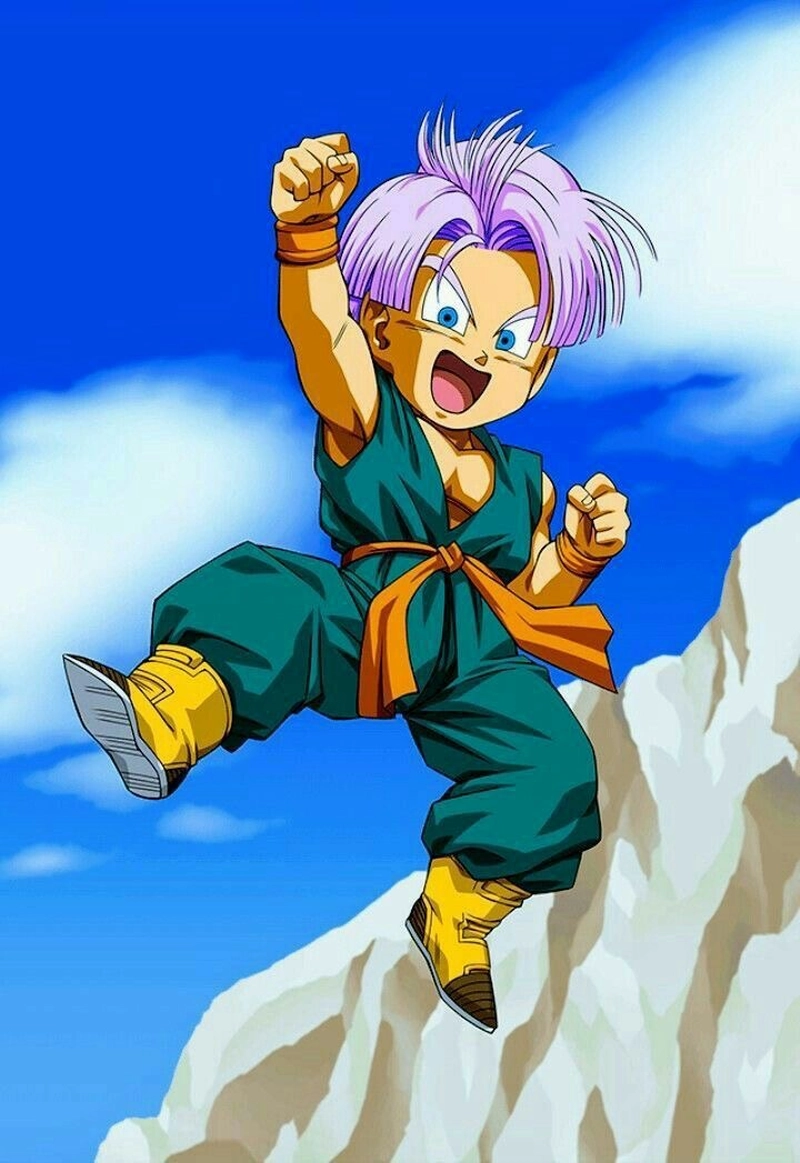 Chiến binh Saiyan trẻ tuổi với phong cách Trunks