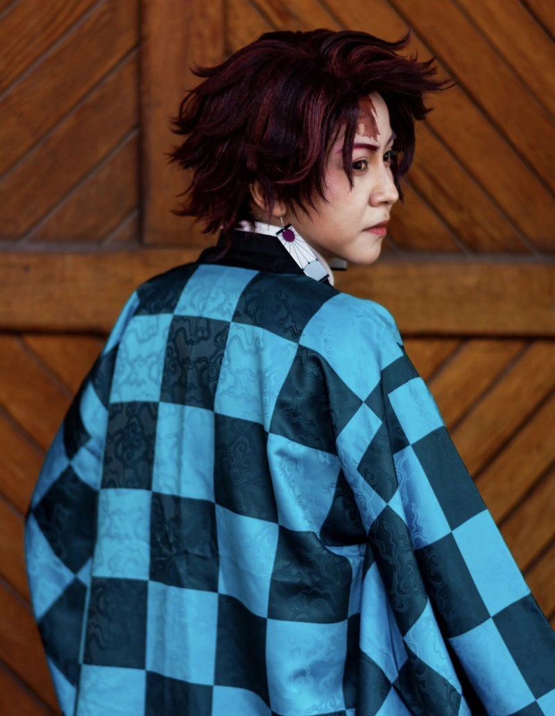 Cosplay Tanjiro đẹp chuẩn truyện tranh