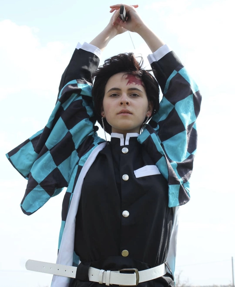 Cosplay Tanjiro sở hữu thần thái quyết đoán