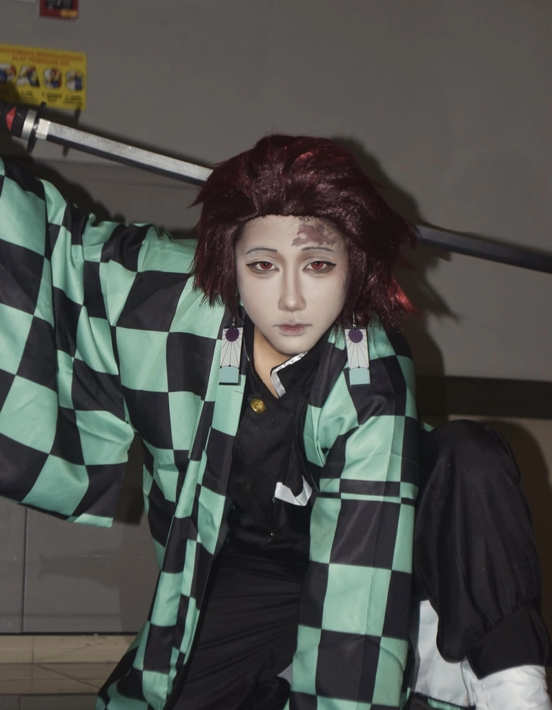 Cosplay Tanjiro thu hút mọi ánh nhìn người xem