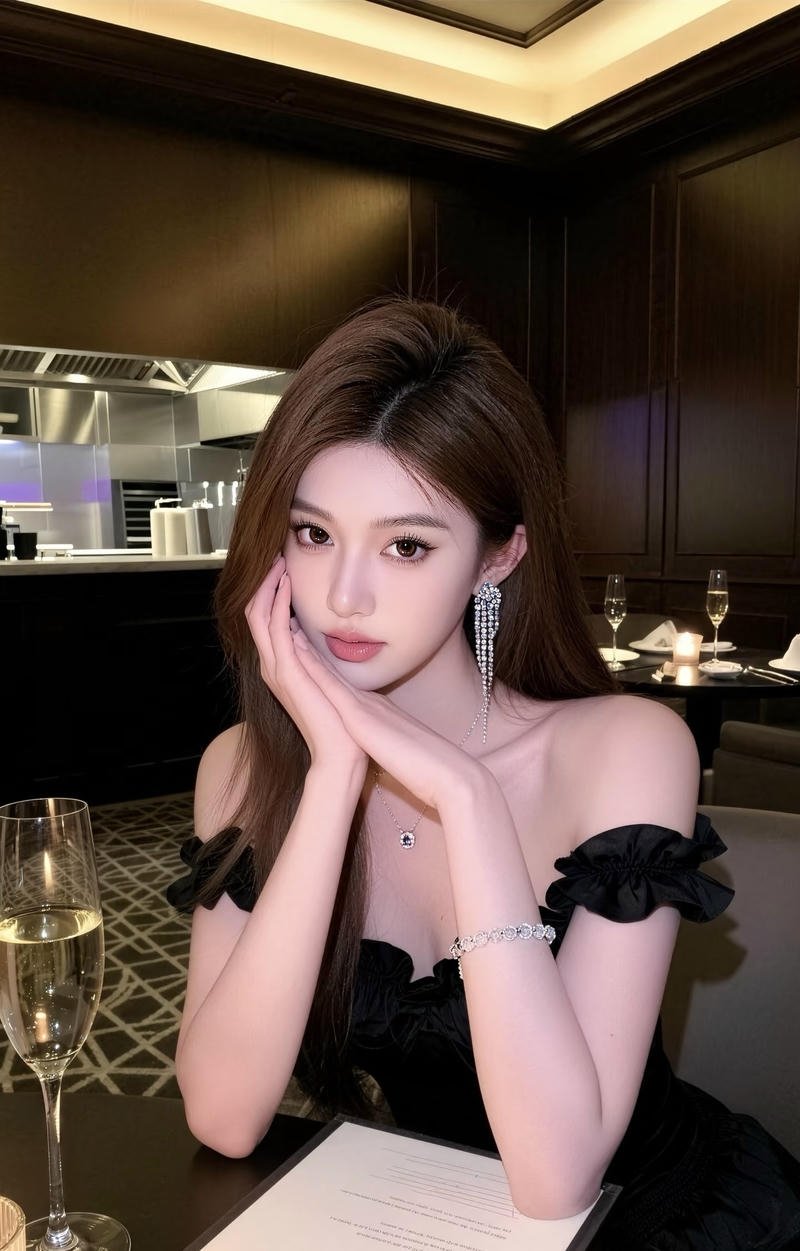 Đường nét thanh mảnh thể hiện rõ trong ảnh gái xinh 2k2
