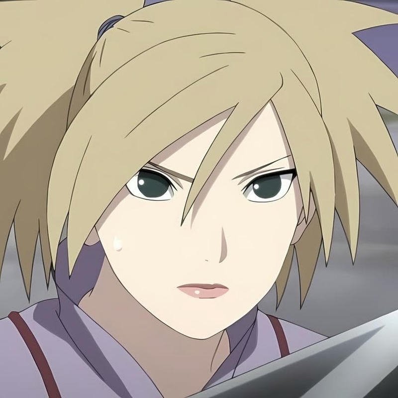 Góc chụp Temari anime hành động mạnh mẽ đẹp