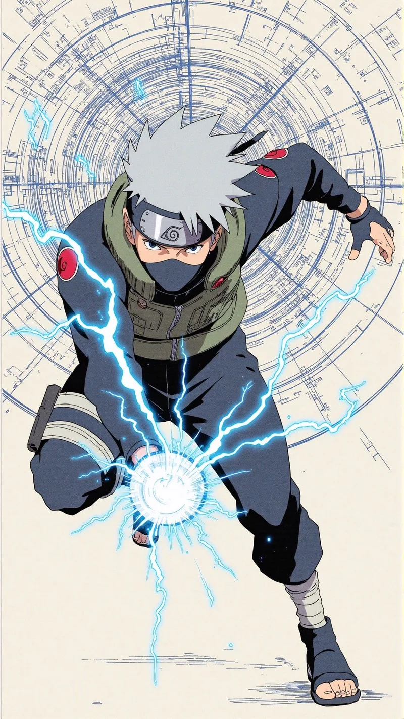 Góc nhìn Kakashi ngầu với ngoại hình cá tính mạnh mẽ