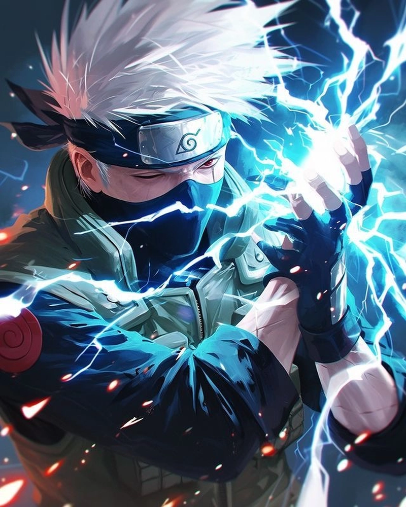 Góc nhìn Kakashi ngầu với phong thái mạnh mẽ nổi bật