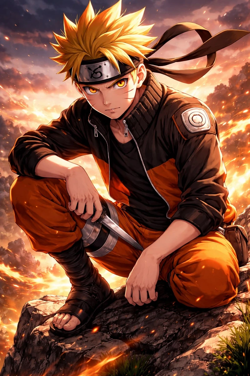 Góc nhìn Naruto ngầu cùng biểu cảm kiên định cuốn hút