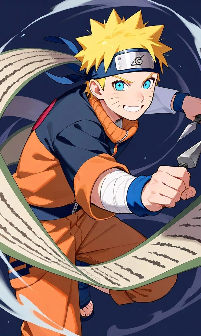 Góc nhìn Naruto ngầu với khí chất mạnh mẽ nổi bật