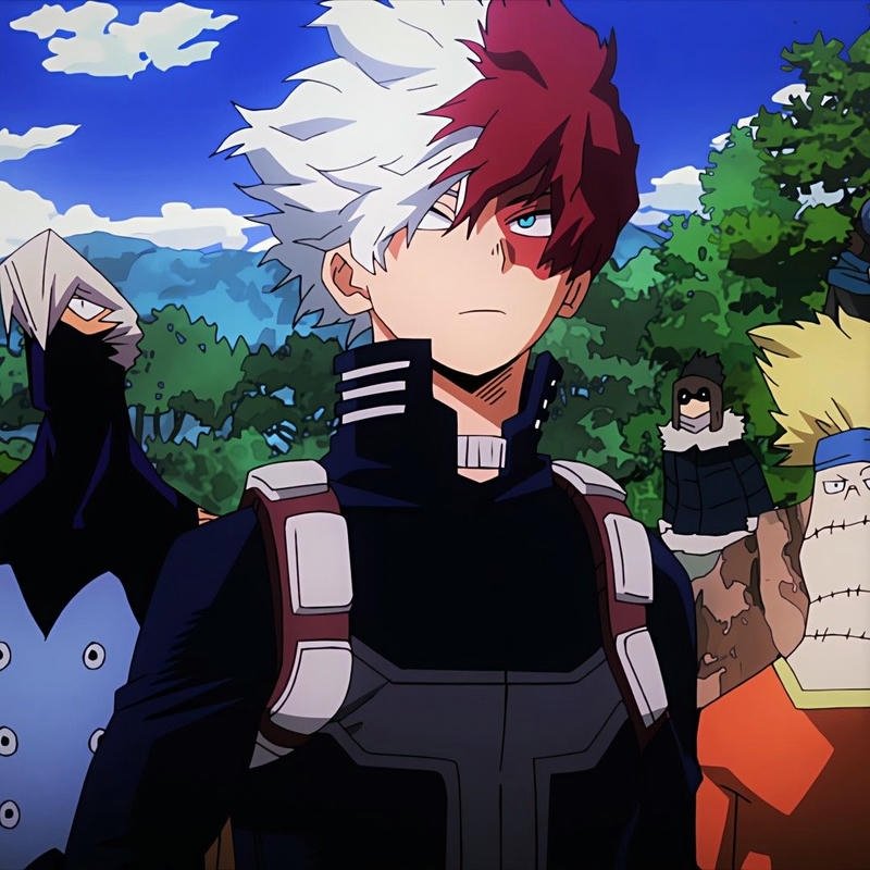 Góc nhìn Shoto Todoroki lạnh lùng phong cách anime