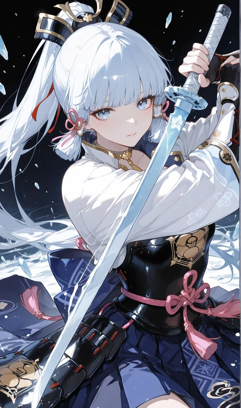 Góc nhìn anime nữ cầm kiếm cùng phong cách chiến binh