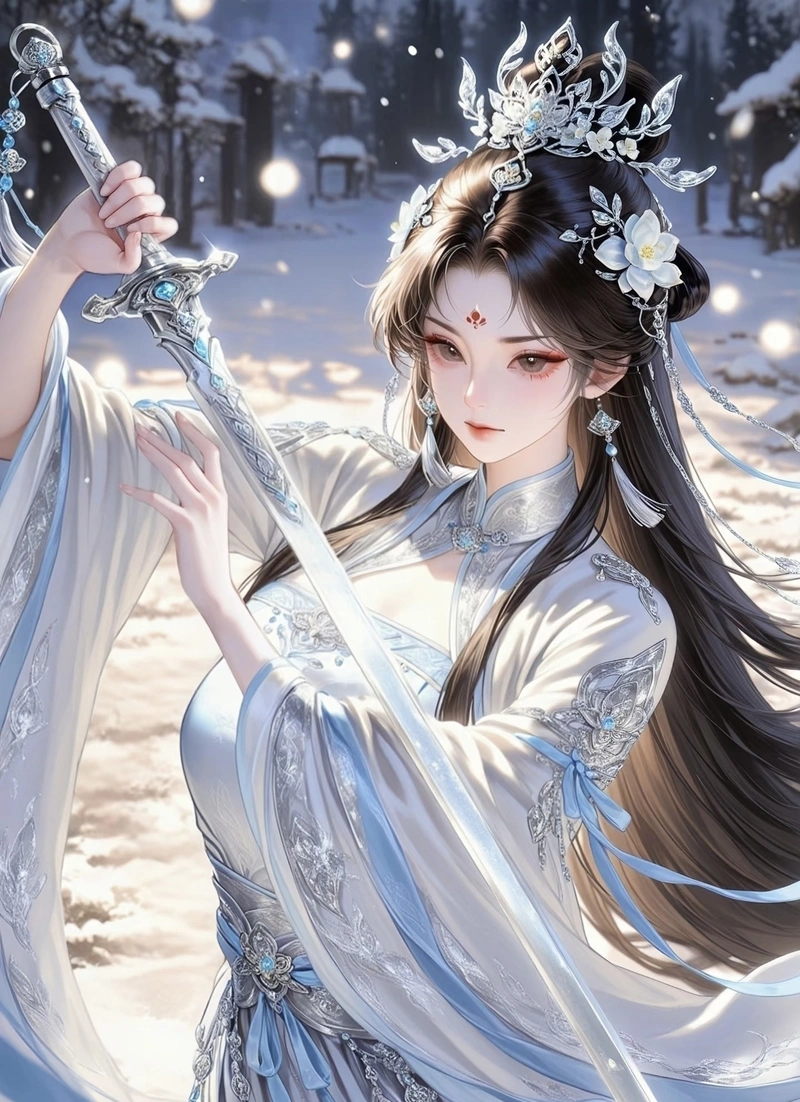 Góc nhìn anime nữ cầm kiếm mang phong cách ngầu