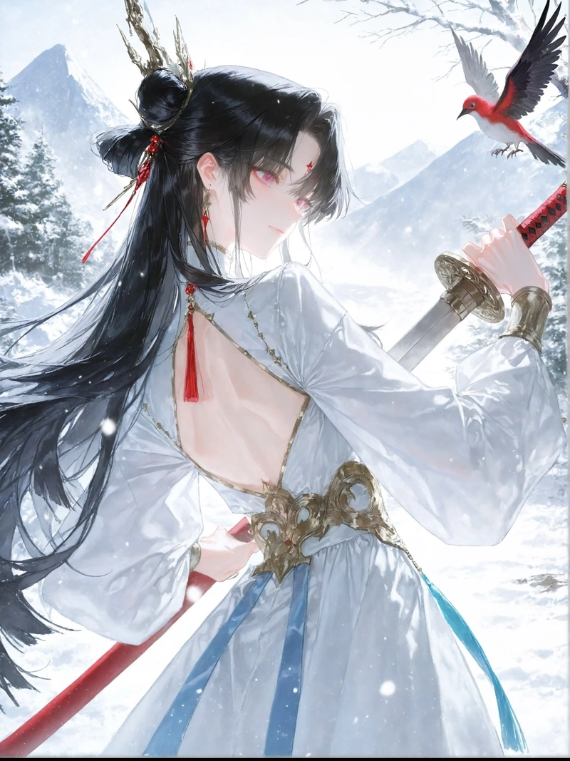 Góc nhìn nữ nhân anime với vũ khí sắc lạnh